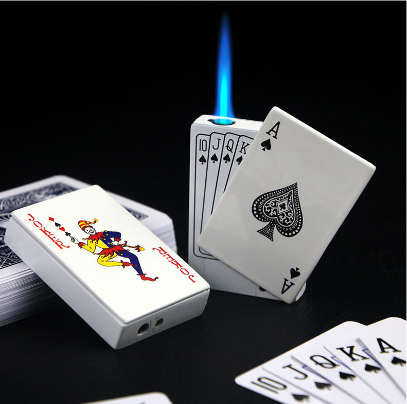 Poker Gas Lighters Poker Lighter Creative Gift Lighter Poker